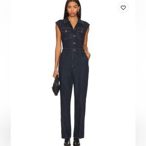 brand new condition denim Pistola jumpsuit medium